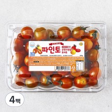 파인토 스테비아 오렌지 방울 토마토, 500g, 4팩