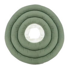 GOOD MO FAMILY 歸毛家族 防舔咬軟式頭套, 高韌度輕柔防水, 鮮奶綠, XL, 1個