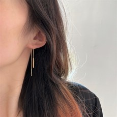 Theothercolor 女士超長垂墜耳環