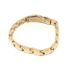 38 B2鍺手鍊 玫瑰金 13顆, 1個