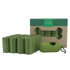 PET BOS 寵物撿便袋 綠色 薰衣草味, 單色, 1組, 240枚