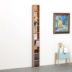 포메리트 트렌쉬6칸 타워형 틈새 DVD장, 쿠팡 ZERONE 메이플