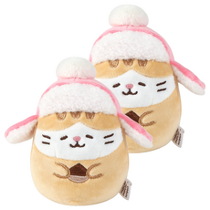 MOCHITOWN 抓絨帽熱敷娃娃烤栗子ver 12cm, 2個
