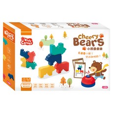 Cheery Bears 小熊疊疊樂 Kids Corner 立體空間圖形拼圖, Multicolor, 1盒