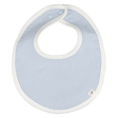 孩童3層棉紗布圍兜, 天藍色, 1件, 1件