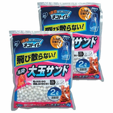 IRIS OHYAMA 愛麗思歐雅瑪 大玉脫臭貓砂, 2L, 2包, IR-TIO-2L, 脫臭