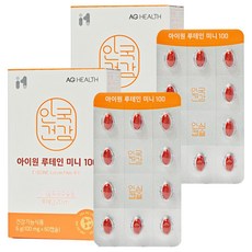 안국건강 아이원 루테인 미니 100, 60정, 2박스