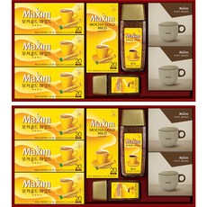 Maxim Dongseo No. 93 禮品套裝, 摩卡金 100g + 摩卡金 50g + 摩卡金 12g x 80p + 迷你馬克杯 2p, 2套