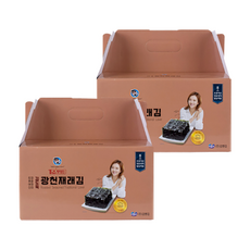 김도둑 더 맛있는 김도둑 광천 재래전장김 8p, 2개