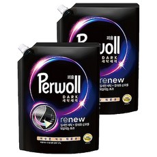 퍼울 다크 세탁세제 겸용 리필, 1.7L, 2개