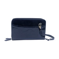 真皮頭層油蠟牛皮2WAY雙拉鍊4卡位肩背皮夾錢包長夾女夾 LH928