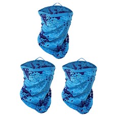 INCONTRO 防曬運動面罩, 藍色 三角款, 3入