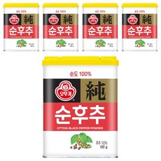 OTTOGI 不倒翁 胡椒粉, 100g, 5罐