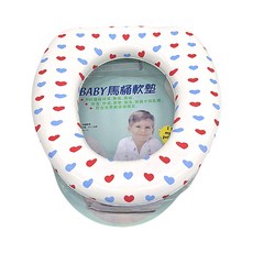 動手族 BABY馬桶軟墊 PVC環保材質 安全舒適, 270 x 290mm, 71046, 1個