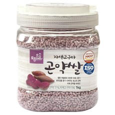 Tojongherb 紫薯蒟蒻米, 1kg, 1罐
