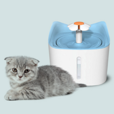 EcopetWith 狗狗貓咪自動飲水機 1.8L, 單一商品, 藍色
