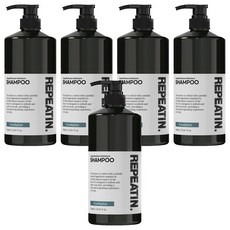 리피트인 딥퍼퓸 모이스처 약산성 프로틴 샴푸 유칼립투스향, 1L, 5개