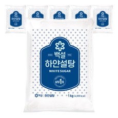 백설 하얀설탕, 1kg, 6개