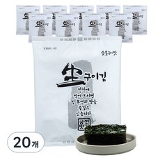 궁전맛김 무조미 전장 생구이김, 13g, 20개