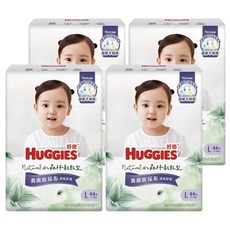 HUGGIES 好奇 小森林嬰兒黏貼型紙尿褲 9~14kg 30838, L, 176片