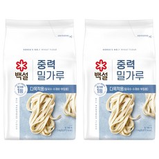CJ BEKSUL 白雪 中筋麵粉, 2.5kg, 2個