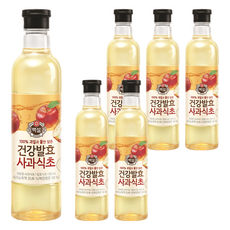 CJ BEKSUL 白雪 健康發酵蘋果醋, 800ml, 6瓶