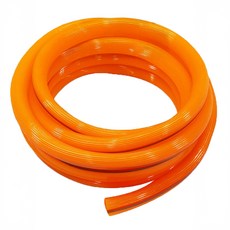 東昇 4.7分50尺彈力水管，PVC材質耐用，適用於園藝澆灌、洗車清潔，橘色醒目安全, 1入, 黃色