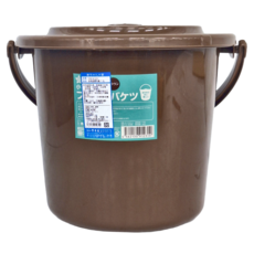 西松屋 Smart Angel 多用途便利桶 7.5L 收納桶 垃圾桶 玩具桶 尿布桶, 棕色