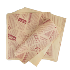 UT 烘焙包裝塗層牛皮蠟紙 棕色 30 x 30 cm, 1入, 100個