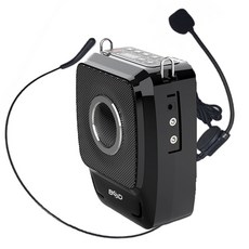 BSD 碧盛德 背掛式多功能有線無線擴音機, 黑色, BA-9703(B)腰掛發射器