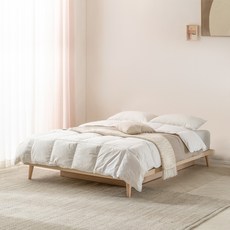 리바트 뉴토스트 무헤드형 침대 프레임 단품 방문설치, 라이트오크