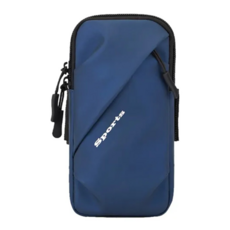 YUNMI 運動跑步健身專用手機臂包, 藍色, 1個
