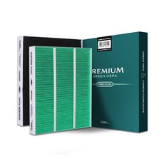 Filter for you 頂級綠色 HEPA 車廂進口車空調濾網, CFUP208(Lincoln, MKP, Ford, Explorer), 1個