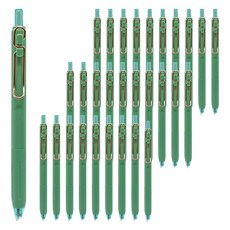 PENROTE 筆樂 S5柔色中性筆 藍墨 60支 綠色