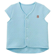 兒童四季背心 空氣棉加厚 經典藍小熊