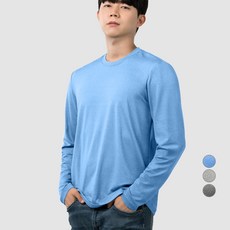 ARMEDES 男士涼感透氣四向彈力圓領長袖涼感T恤 AR202
