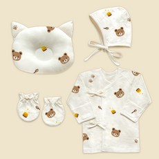 ikii 孩童長袖肚衣用品 4件組