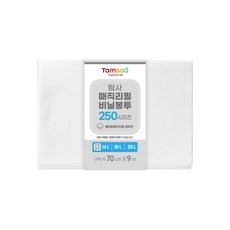 Tamsaa 250系列相容 嬰兒爽身粉香 魔術補充塑膠袋 白色, 10個, 21L