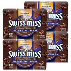 SWISS MISS 黑巧克力摩卡可可粉, 31g, 8包, 4盒