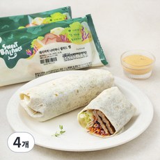 스윗밸런스 데리야끼 너비아니 샐러드 랩, 175g, 4개