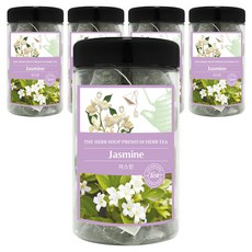 더허브샵 프리미엄 허브 티백차 자스민, 1g, 25개입, 5개