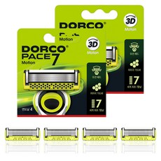 DORCO 多可樂客 Pace Seven Motion 刮鬍刀片, 2個, 4入