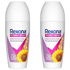 Rexona 蕊娜 制汗爽身香體露 淨亮制汗, 45ml, 2瓶