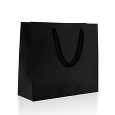 마메 쇼핑백 가로형, B 블랙, 10개