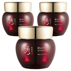 Sooryehan 秀雅韓 百酵秘淡彈力晚安面膜, 1罐, 3罐