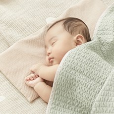 Emong 6分格小米安睡枕, 米色, 1入