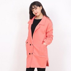 페이퍼먼츠 여성용 숄 스트랩 트임 더블 코트 13562