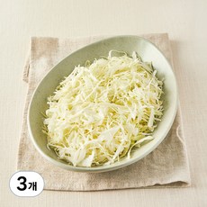 국내산 친환경 양배추채, 200g, 3개