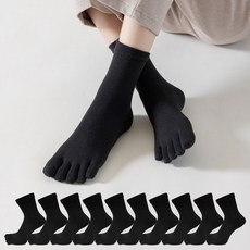 Doobalro 女用奢華中筒五指襪 10雙