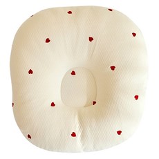 ROTOTO bebe 防溢奶靠枕套, 米白底心型款